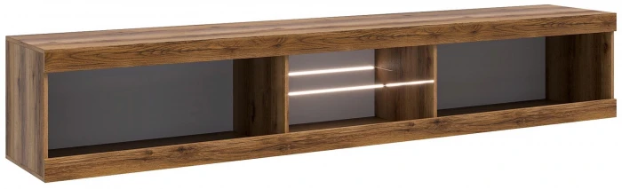 Прага Модульная Гостиная, вариант №2, делано/Белый глянец