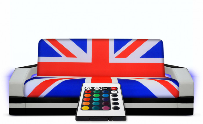 Диван-книжка Британский флаг с подсветкой