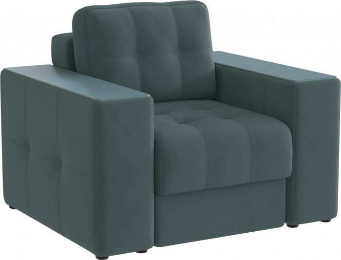 Кресло Нави, Серый/МДФ Бриз