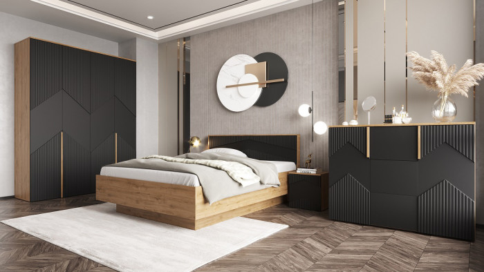 Кровать двуспальная 140х200 