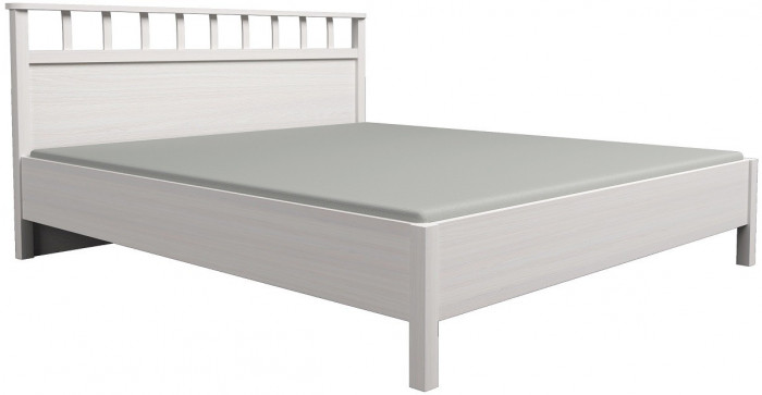 Кровать с ортопедическим основанием (дерево) Sherlock 46 Люкс 180х200, ясень светлый