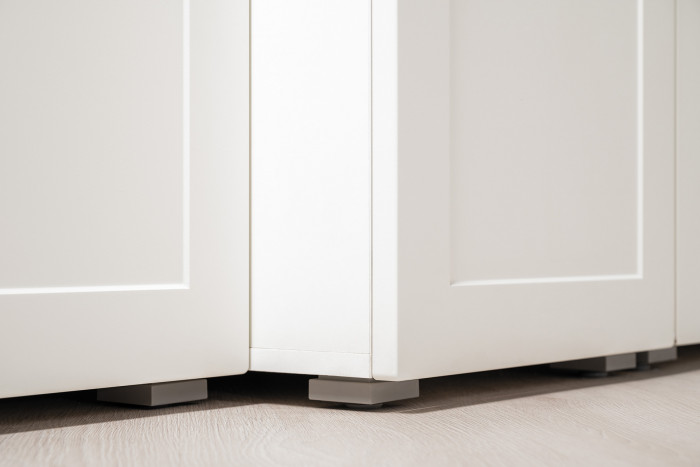 Остин Прихожая 27, цвет белый шагрень/дуб крафт золотой, ШхГхВ 280х54,3х229,6 см., универсальная сборка