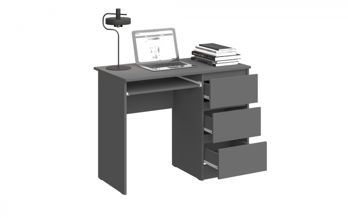 Челси Стол письменный (Графит, Графит)