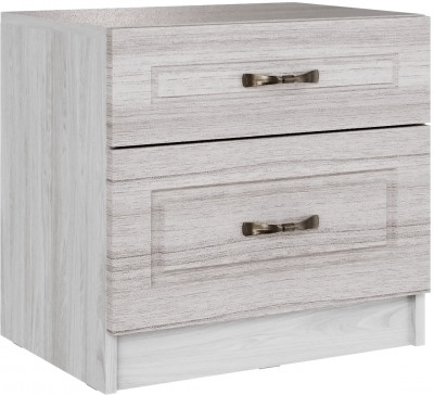 Тумба прикроватная Апполия, Ясень анкор светлый/Сандал белый