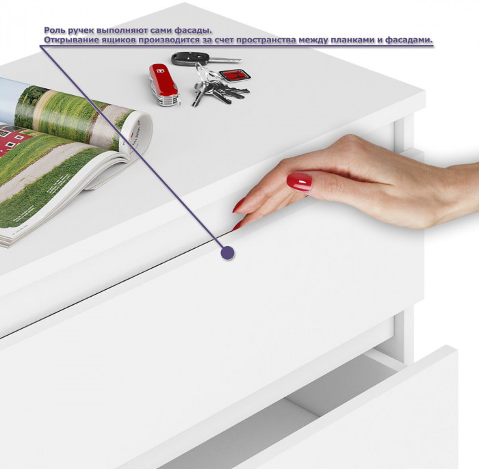 Мори Стол компьютерный МС-16 правый + Шкаф МШ1600.1, цвет белый, ШхГхВ 284,8х84,9х209,6 см., выдвижные ящики справа, НЕ универсальная сборка