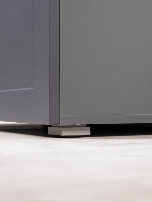 Остин Прихожая 73, цвет серый графит/дуб крафт золотой, ШхГхВ 280х54,3х229,6 см., универсальная сборка