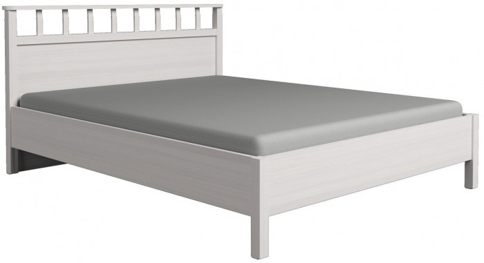 Кровать с ортопедическим основанием (дерево) Sherlock 49 Люкс 120х200, ясень светлый