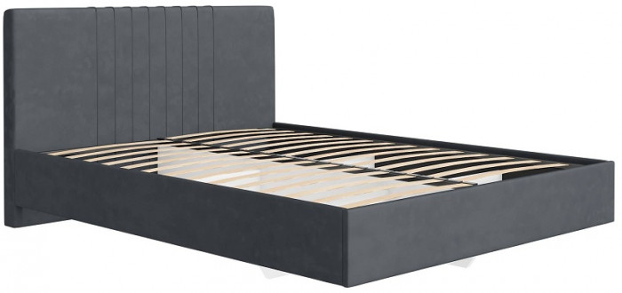 Кровать с латами Соло 160*200, Графит