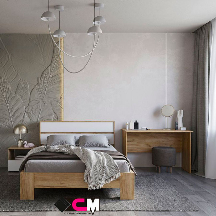 Хелен ПС 01 Письменный стол (1.200х0.770х0.600) белый/дуб крафт золото