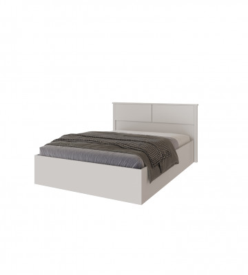 Толедо Кровать 160 белый, настил ЛДСП