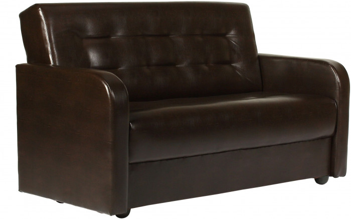 Диван Аккорд 160, без спального места, коричневый