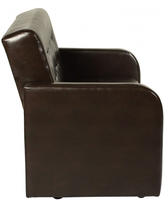 Диван Аккорд 160, без спального места, коричневый