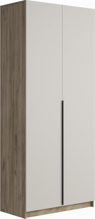 БОХО Шкаф ШК-002 комбинированный, двухстворчатый