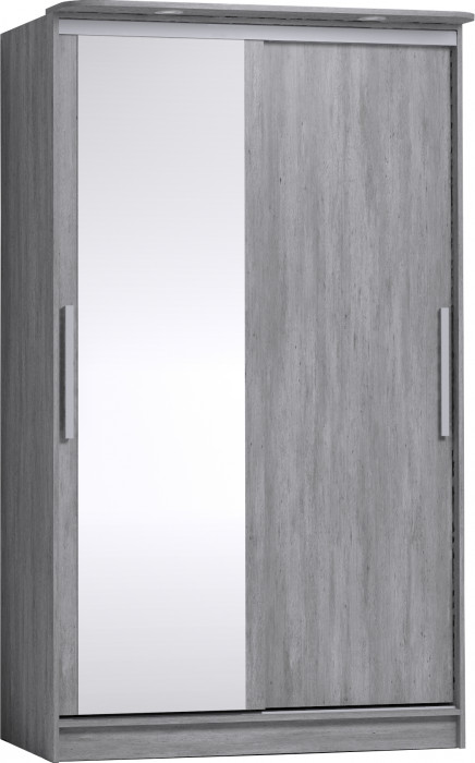 Шкаф-купе с зеркалом Strike 1200 Atelier светлый