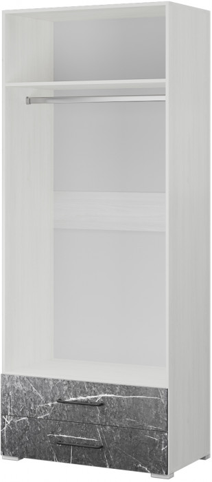 Модульная спальня "Теана", набор 1, Крафт серый/МДФ светло-серый