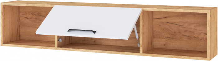 Модульный Офис Квартет-13, композиция 2, Дуб крафт золотой/Белый