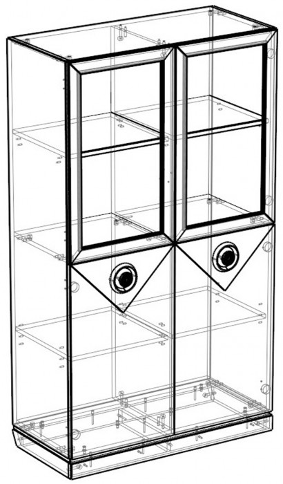 Витрина низкая Капри