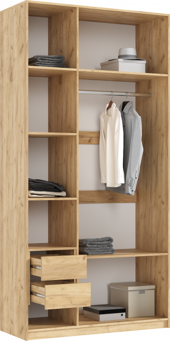 Модульная спальня Марвэл, Дуб крафт/Браш вайт