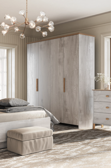 Шкаф четырехдверный 