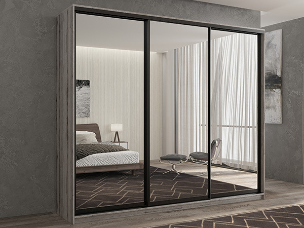 Шкаф-купе Кааппи 1 Эвок Окаменелый 200х60х230 см