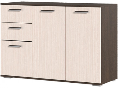 Комод К-3 венге/дуб белфорд