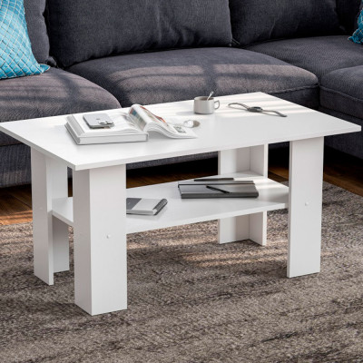 стол журнальный СТЖ-001 белое дерево