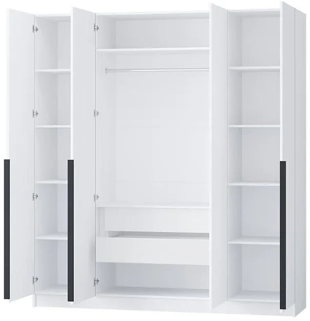 Шкаф Авангард 2000, Белый древесный