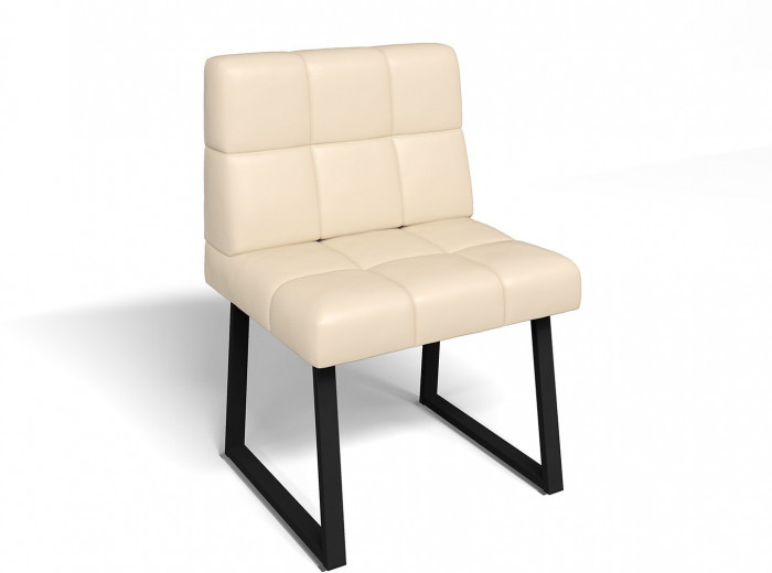 Кухонный диван Реал МД 660 Крем/Черный муар