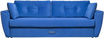 Диван-кровать Амстердам Люкс, 160х195, еврокнижка, пружинный блок, велюр, синий