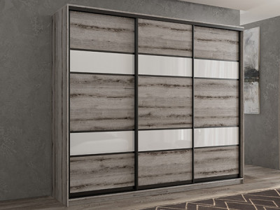 Шкаф-купе Кааппи 8 Эвок Окаменелый 250х45х230 см