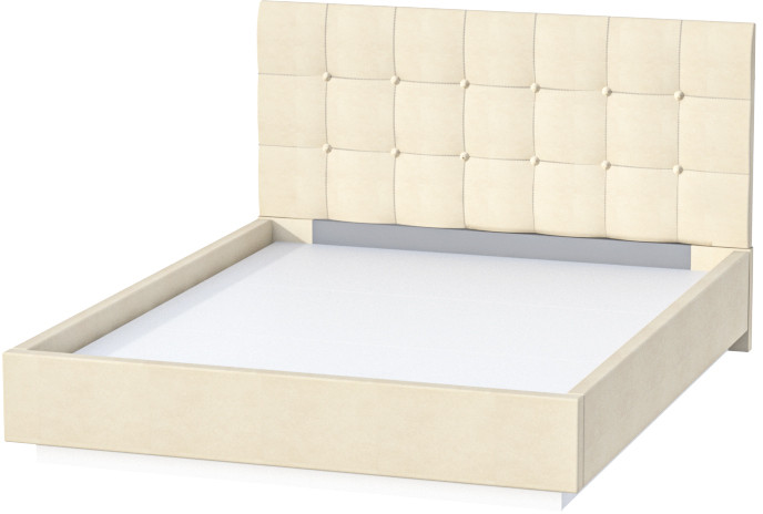 Кровать "Квадрат" арт.004 с настилом ЛДСП, 140х200 - Alysia 003