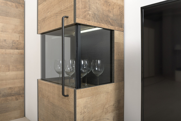 Трувор Гостиная 040, цвет дуб гранж песочный/интра, ШхГхВ 325,2х45,4х210 см., универсальная сборка