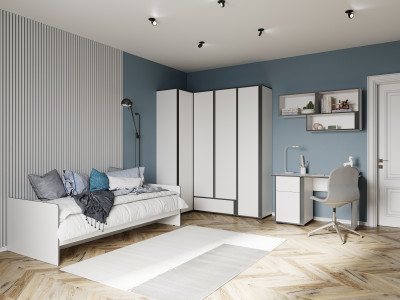 Подростковая Асцелла, набор 2, Белый/Графит серый