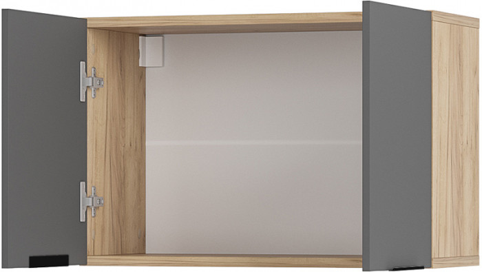 Шкаф навесной "Сандра" ШКН-02 Крафт/Графит