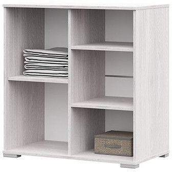 Комод Сальма КМ 021 (838х872х460) анкор/белый глянец