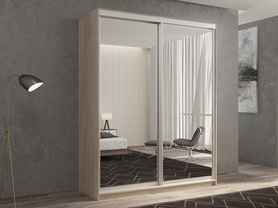 Шкаф-купе Кааппи 1 Кастелло Серый 160х45х230 см