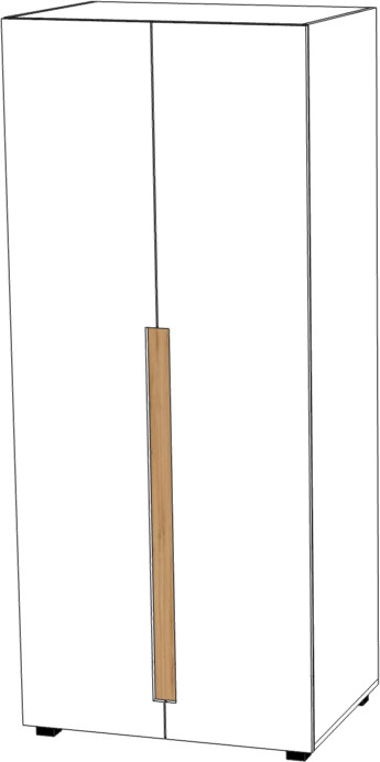 Шкаф двухдверный 