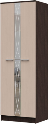 Гостиная ОЛЬБИЯ шкаф (700х2100х542) венге/белфорт