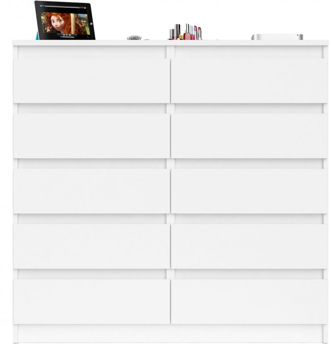 Мори Комод МК1200.10, цвет белый, ШхГхВ 120,4х41х115 см.