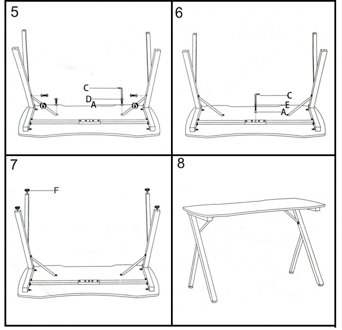 Игровой стол Мебель--24 GT-2310, белый