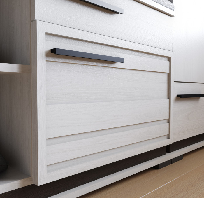 Модена Прихожая, композиция 4, Ясень анкор светлый/Венге