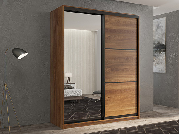 Шкаф-купе Кааппи 2 Кастелло Бренди 160х60х230 см