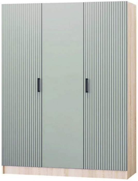 Модульная спальня Карина-6 МДФ, композиция 2 (Фисташка, Дуб Сонома)