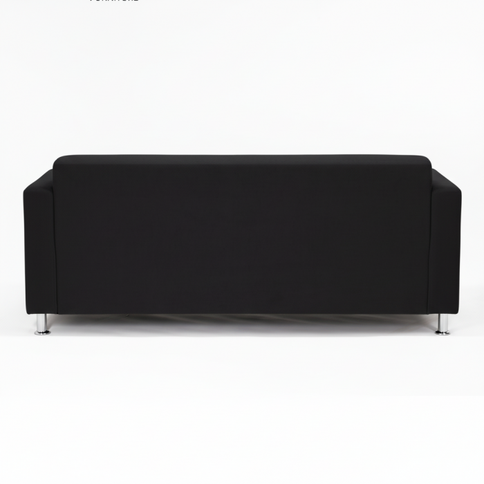 Диван прямой Томи, 200х78х75 см, велюр, черный