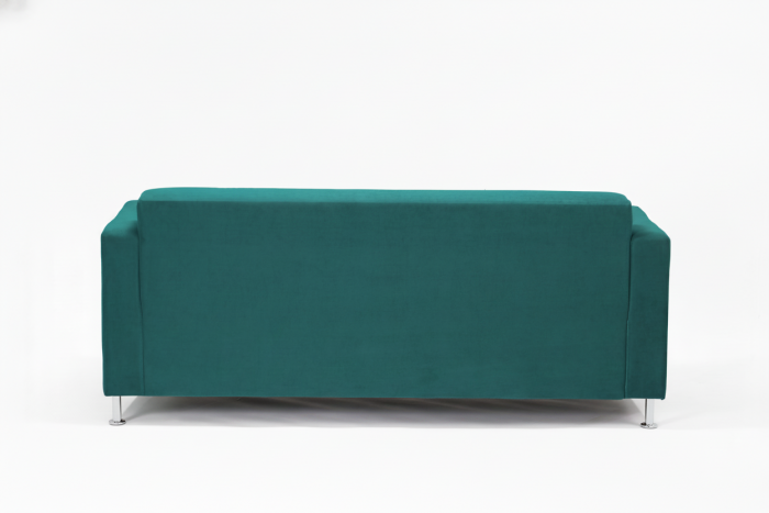 Диван прямой Томи, 160х78х75 см, велюр зеленый