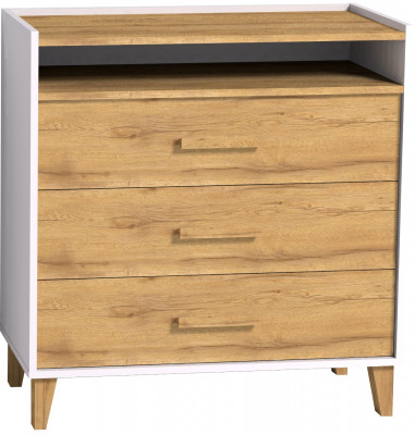 Комод на ножках Айрис 455, дуб