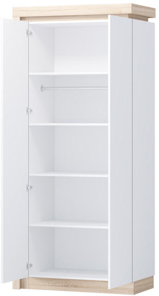 Астра Шкаф №1, Белый глянец/Сонома