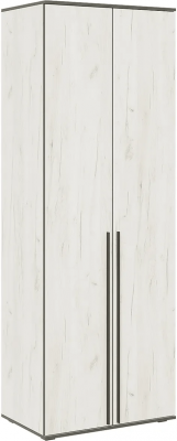 Норд Шкаф двухстворчатый 800 Дуб Крафт белый