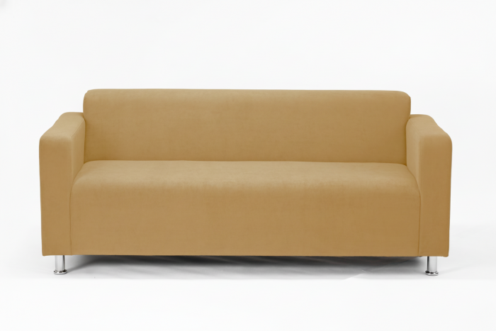 Диван прямой Томи, 200х78х75 см, велюр, бежевый