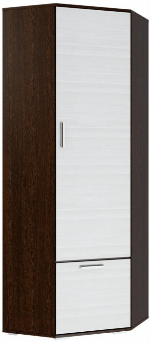 Модульная угловая прихожая Ника, композиция 2, венге/лоредо